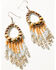 Image #2 - Shyanne Women's Champagne Chateau Jasper Fringe Earrings, Silver, hi-res