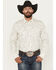 Image #1 - Rock & Roll Denim Men's Conversation Print Long Sleeve Snap Stretch Western Shirt, Natural, hi-res