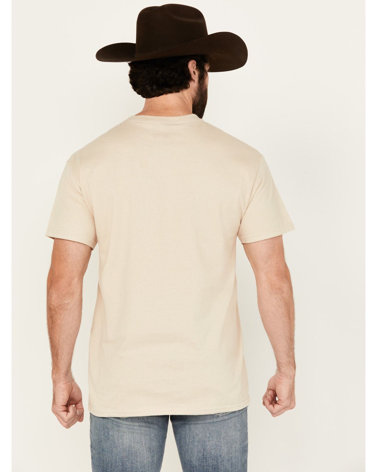 Image #4 - Riot Society Men's Embroidered Cactus Short Sleeve T-Shirt, Cream, hi-res