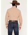 Image #4 - Wrangler X Cody Johnson Men's Solid Long Sleeve Pearl Snap Western Shirt, Brown, hi-res