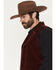 Image #2 - Moonshine Spirit&reg; Men's Single Breasted Velvet Vest, Burgundy, hi-res
