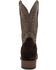 Image #5 - El Dorado Men's Hippo Chocolate Exotic Western Boot - Broad Square Toe, Chocolate, hi-res