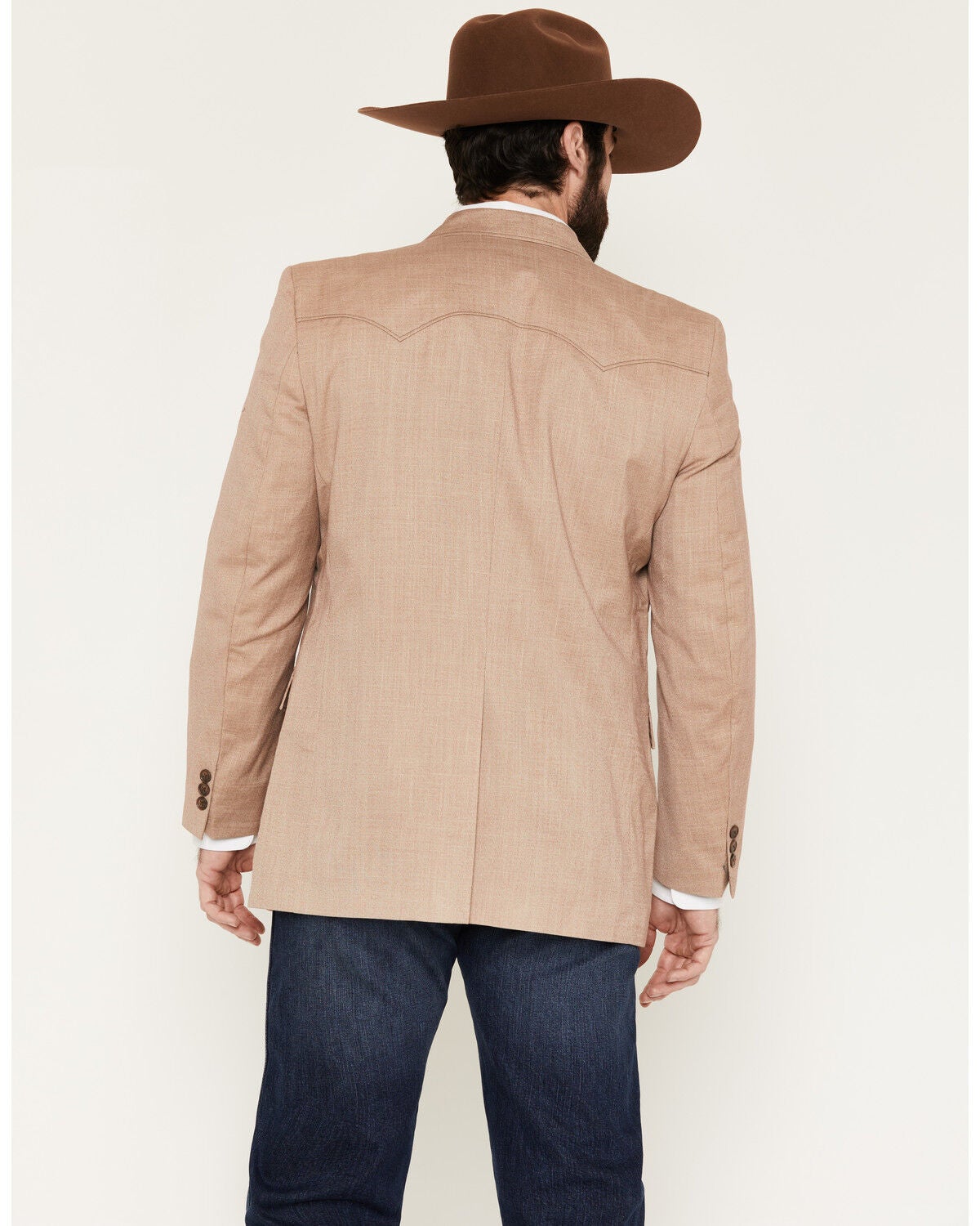 Image #4 - Circle S Men's Lubbock Button-Down Sportcoat, Tan, hi-res