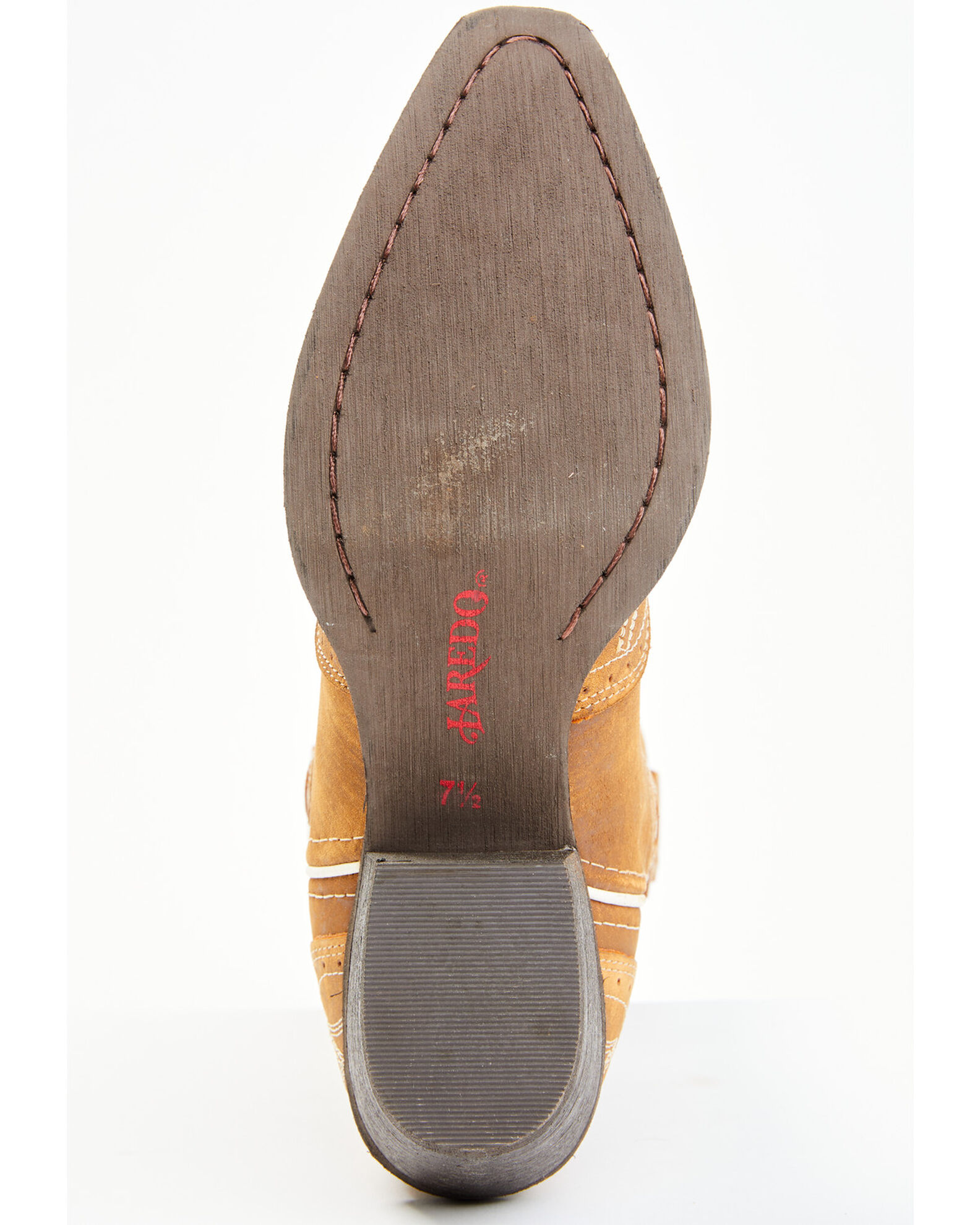 Image #7 - Laredo Women's Underlay Western Boots - Snip Toe, Brown, hi-res