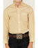 Image #3 - Panhandle Select Boys' Geo Print Long Sleeve Button Down Western Shirt , Yellow, hi-res