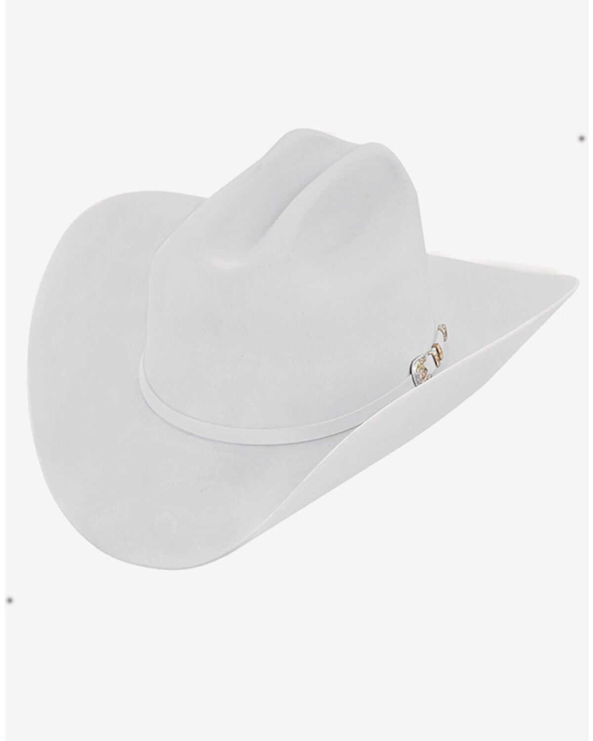 Larry Mahan Superior 500X Felt Cowboy Hat, White, hi-res