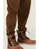 Brixton Men's Jupiter Service Crossover Pants , Brown, hi-res