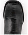 Image #6 - Ferrini Men's Nash Exotic Ostrich Leg Western Boots - Square Toe, Black, hi-res