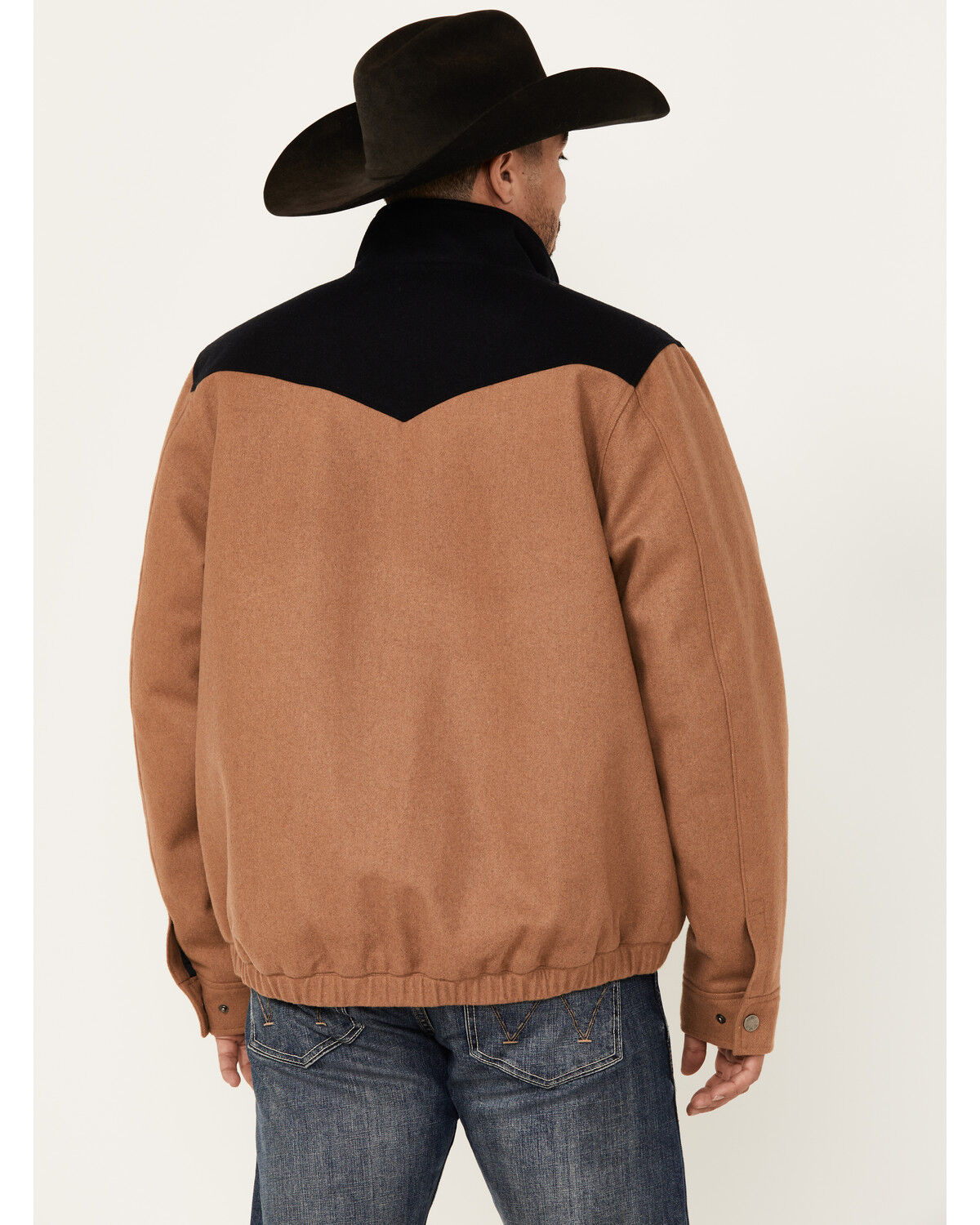 Image #4 - Cinch Men's Concealed Carry Color Block Zip Jacket, Brown, hi-res