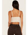 Image #4 - Shyanne Women's Bustier Corset Crop Top, Sand, hi-res