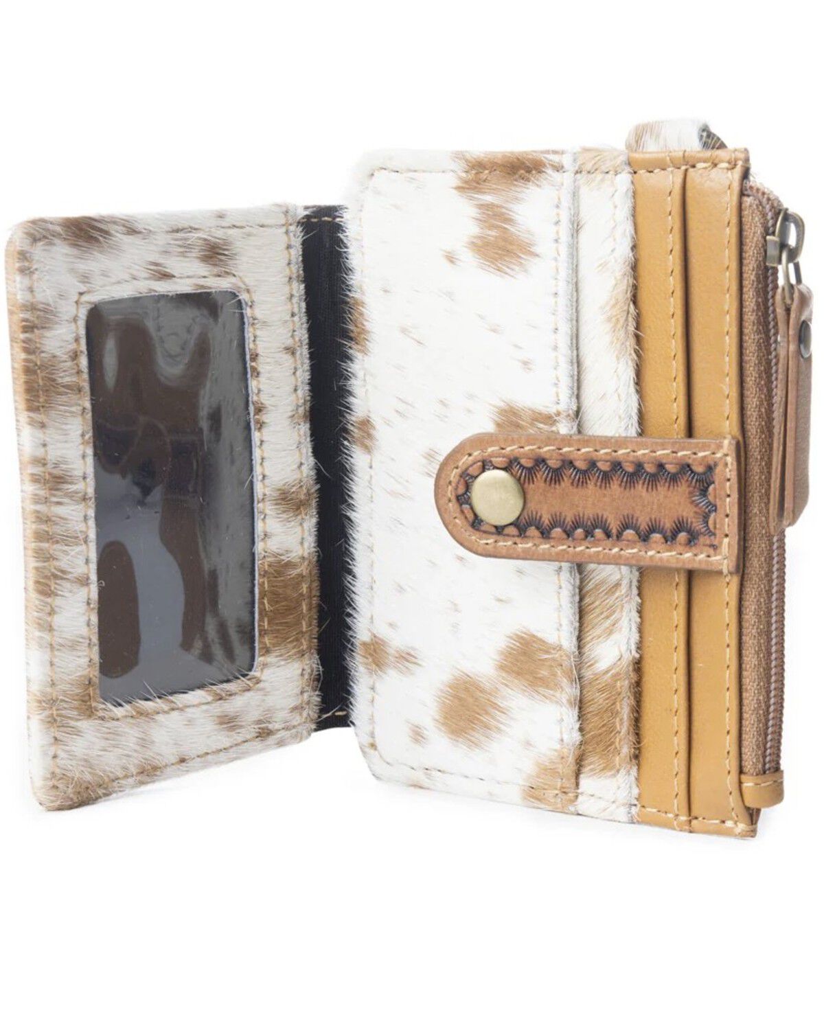 Image #4 - Myra Bag Women's Wildflowers Of The Prairie Credit Card Holder, Brown, hi-res