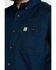 Image #4 - Carhartt Men's Rugged Flex Rigby Short Sleeve Work Shirt , Navy, hi-res