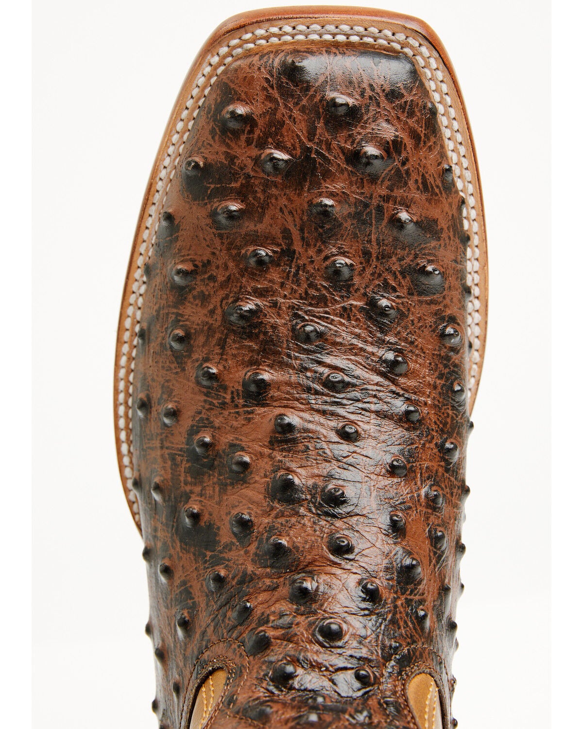 Image #6 - Cody James Men's Badlands Ostrich Print Western Boots - Broad Square Toe, Brown, hi-res