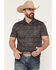 Image #1 - Ariat Men's Paisley Print Short Sleeve Button-Down Polo, , hi-res
