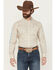 Image #1 - Ariat Men's Team Alder Paisley Print Long Sleeve Button-Down Western Shirt, Tan, hi-res