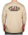 Image #1 - Benchmark FR Men's FR Tejas Petrolio Long Sleeve Graphic Work Shirt, Beige, hi-res