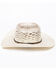 Image #2 - Cody James Twist Cord 15X Bangora Straw Cowboy Hat, Natural, hi-res
