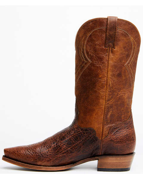 Image #3 - El Dorado Men's Rust Bison Western Boots - Snip Toe, Rust Copper, hi-res
