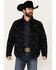 Image #1 - Cinch Men's Wool Insulated Southwestern Print Concealed Carry Jacket, Black, hi-res