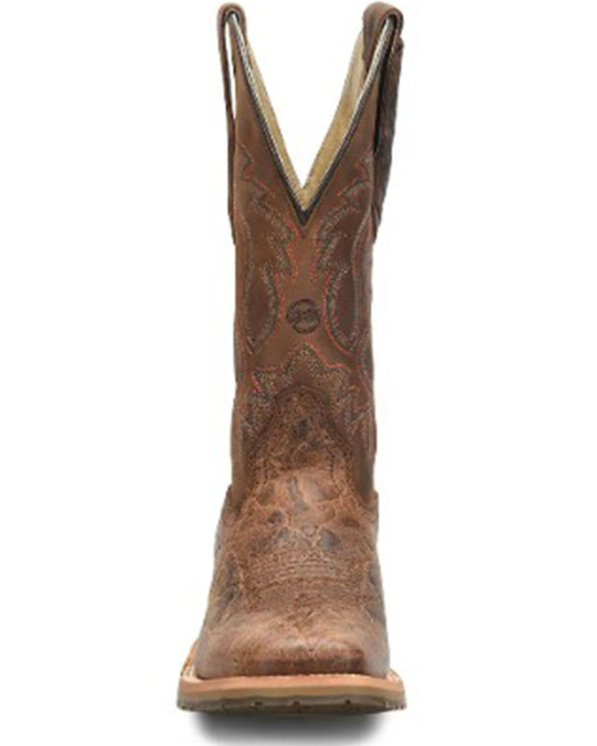Image #4 - Double H Men's Bregman Western Boots - Broad Square Toe, Brown, hi-res