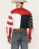 Image #4 - Rangewear by Scully Men's Patriotic American Flag Western Shirt, Multi, hi-res