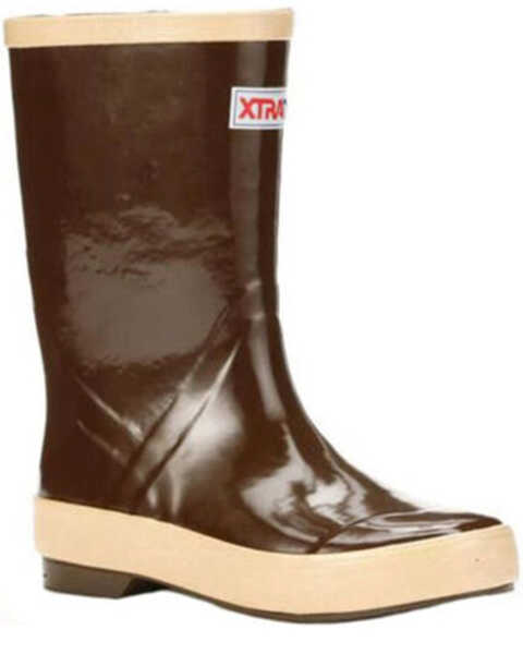 Image #1 - Xtratuf Boys' 8" Legacy Boots - Round Toe , Brown, hi-res