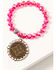 Keep it Gypsy Women's 5-piece Pink Beaded Bracelet Set, Pink, hi-res