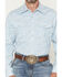 Image #3 - Wrangler Retro Men's Geo Print Long Sleeve Snap Western Shirt, Blue, hi-res