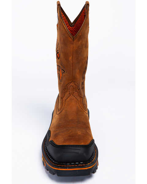Image #2 - Cody James Men's 11" Decimator Western Work Boots - Nano Composite Toe, Brown, hi-res