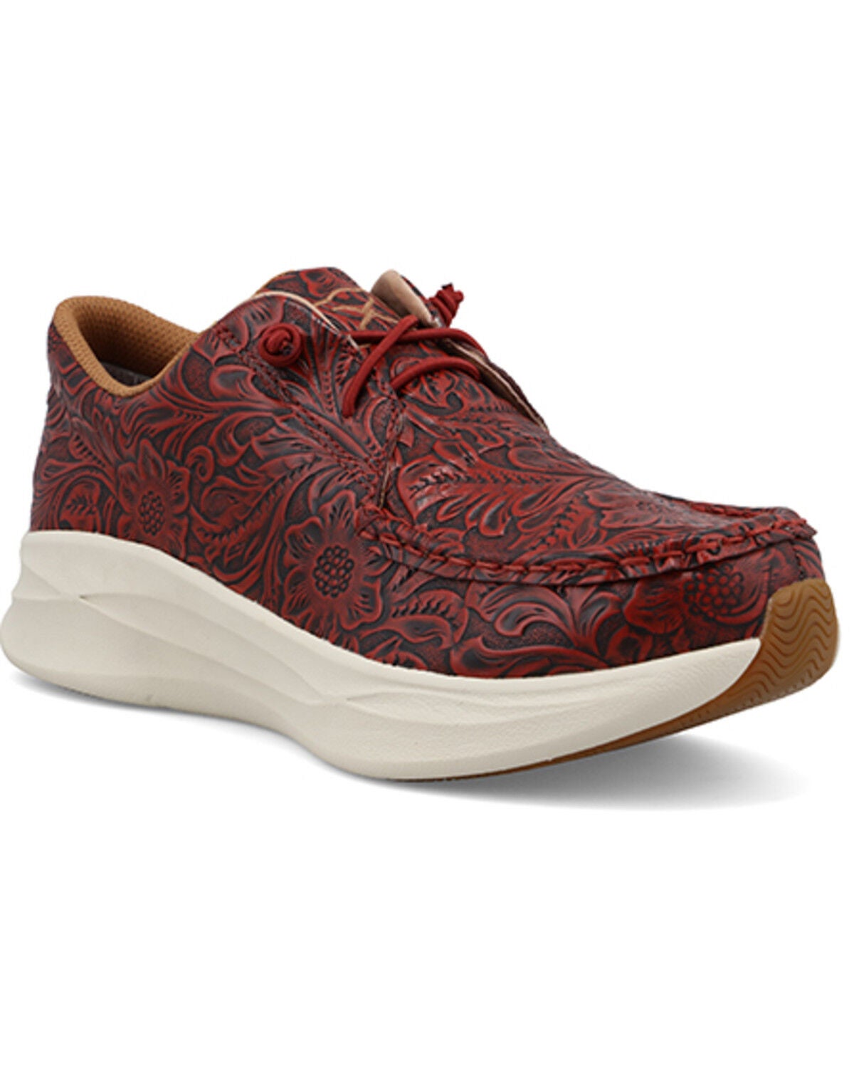 Twisted X Women's Feather X&trade; Casual Shoes - Moc Toe, Red, hi-res