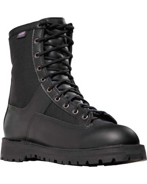 Danner Men's 8" Acadia Uniform Boots - Steel Toe , Black, hi-res