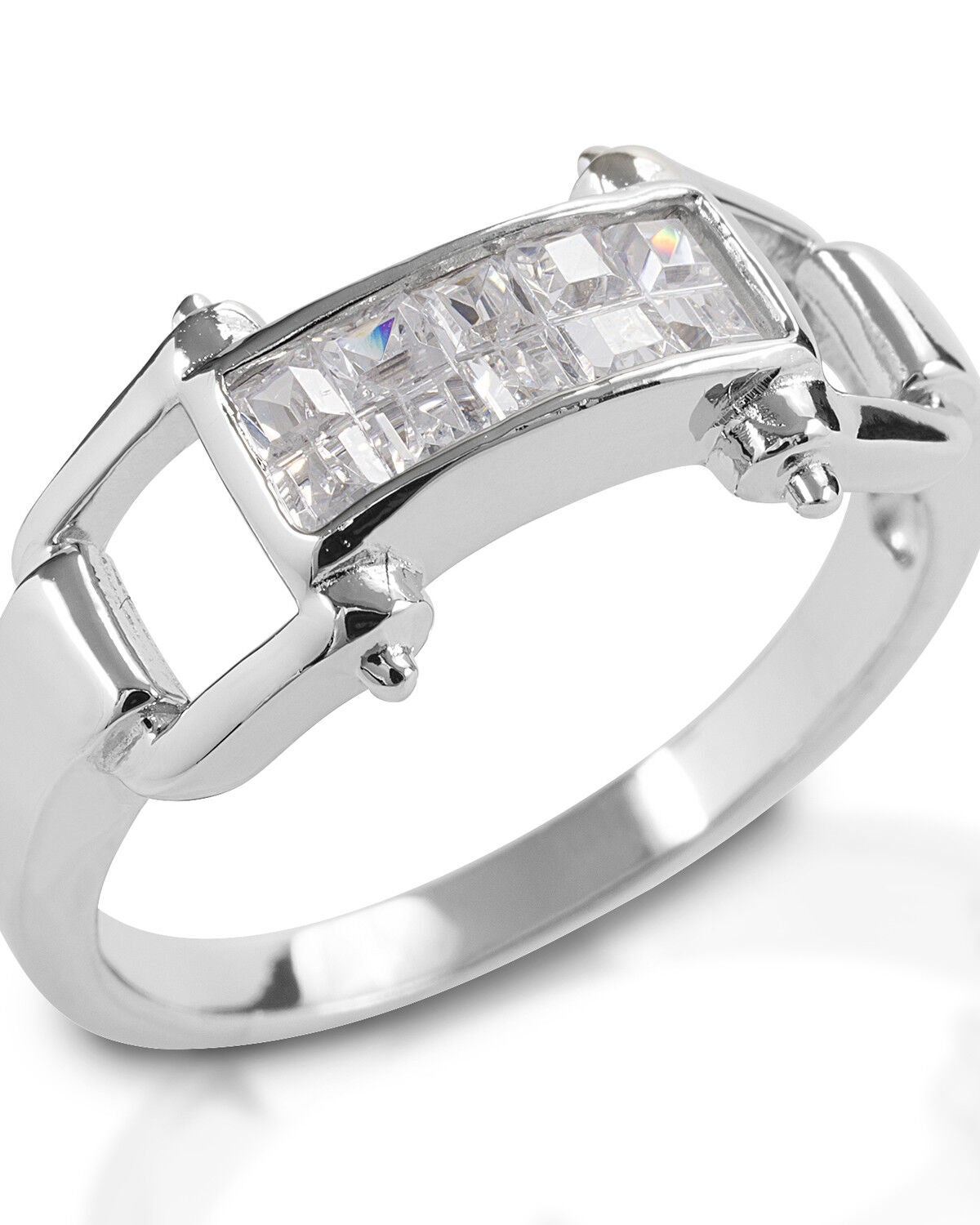 Image #1 - Kelly Herd Women's Wide Bit Ring, Silver, hi-res