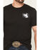 Image #3 - Cowboy Hardware Men's Bronc Patriotic Short Sleeve Graphic T-Shirt, Black, hi-res