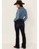 Image #3 - RANK 45® Women's Dark Wash Mid Riding Flare Jeans, Dark Wash, hi-res