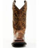 Image #4 - Laredo Women's Anita Western Performance Boots - Broad Square Toe, Tan, hi-res