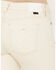 Mia and Moss Women's Antique Mid Rise Kick Flare Stretch Jeans, White, hi-res