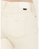 Mia and Moss Women's Antique Mid Rise Kick Flare Stretch Jeans, White, hi-res