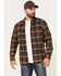 Image #1 - North River Men's Small Plaid Print Long Sleeve Button-Down Flannel Shirt, Green, hi-res