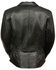 Image #3 - Milwaukee Leather Women's Braid & Stud Leather Jacket - 3X, Black, hi-res
