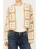 Image #3 - Revel Women's Crochet Cropped Cardigan, Beige, hi-res