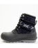 Image #3 - Pendleton Women's Lace-Up Boots - Round Toe, Jet Black, hi-res