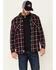 Image #2 - Flag & Anthem Men's Holloway Large Plaid Print Hooded Shirt Jacket, Multi, hi-res