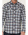 Cody James Men's FR Large Plaid Long Sleeve Snap Work Shirt , Charcoal, hi-res
