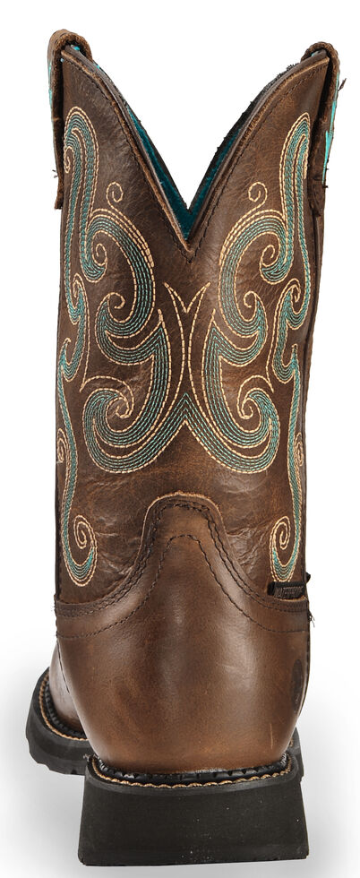 justin gypsy women's waterproof steel toe work boots