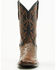 Image #4 - Cody James Men's Exotic Full Quill Ostrich Western Boots - Broad Square Toe , Brandy Brown, hi-res