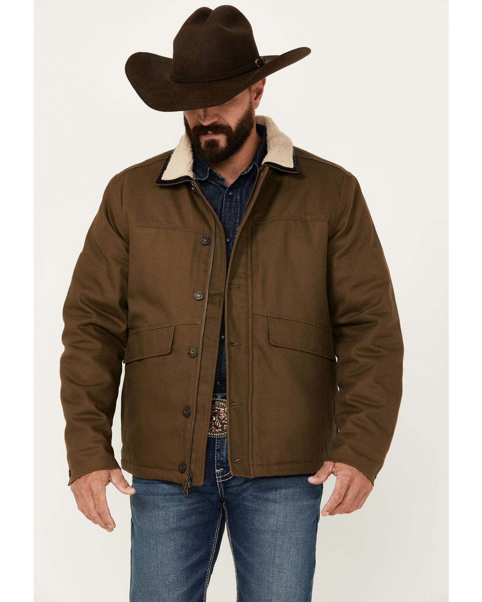 Cody James Men s Hamlin Ranch Button Down Jacket Sheplers
