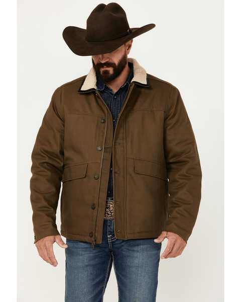 Image #1 - Cody James Men's Hamlin Ranch Button-Down Jacket, Chocolate, hi-res