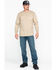 Image #6 - Carhartt Men's FR Henley Long Sleeve Work Shirt, Beige/khaki, hi-res
