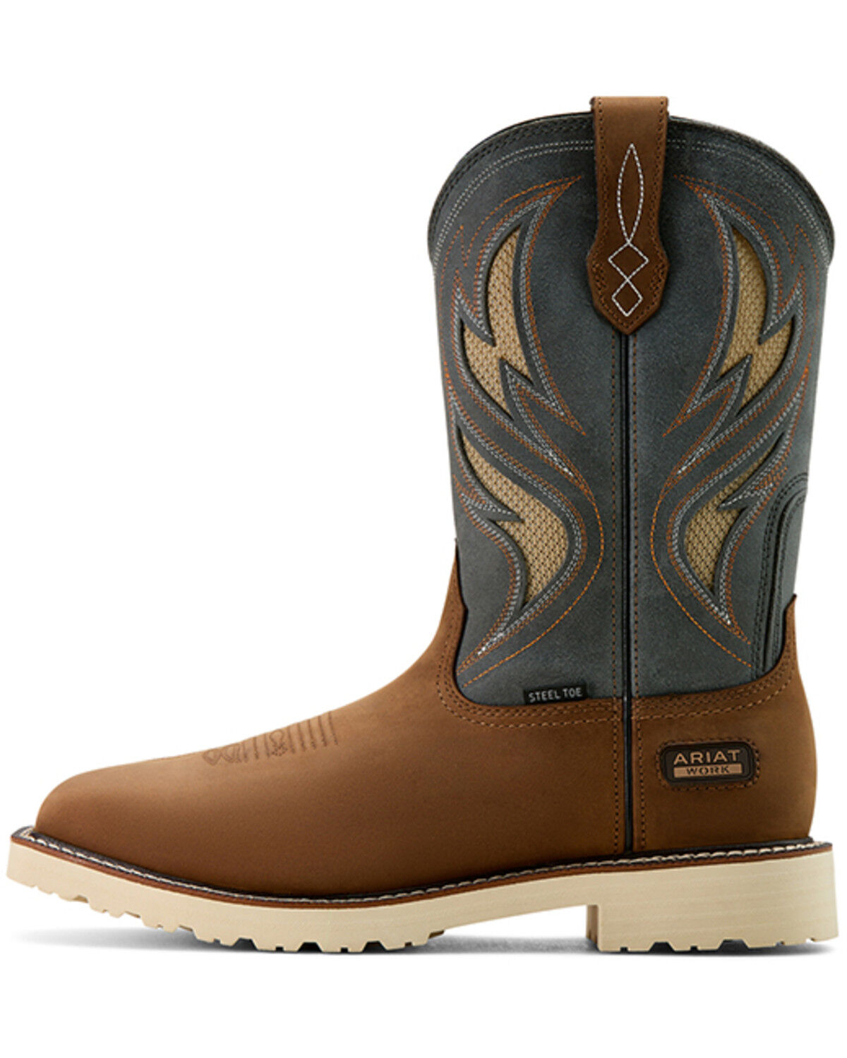 Image #2 - Ariat Men's Activator VenttTEK Work Boots - Steel Toe, Brown, hi-res