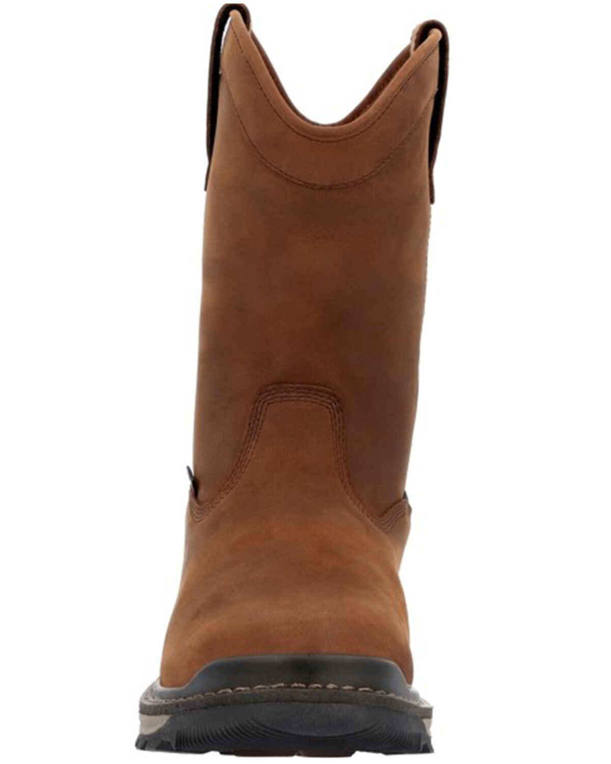 Image #4 - Rocky Men's Rams Horn Waterproof Pull-On Work Boots - Soft Toe, Dark Brown, hi-res